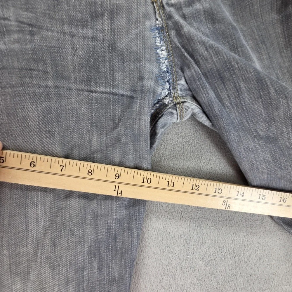 Vintage Levis Engineered Jeans Mens Grey Buckle Back Twisted Button Fits 30x26